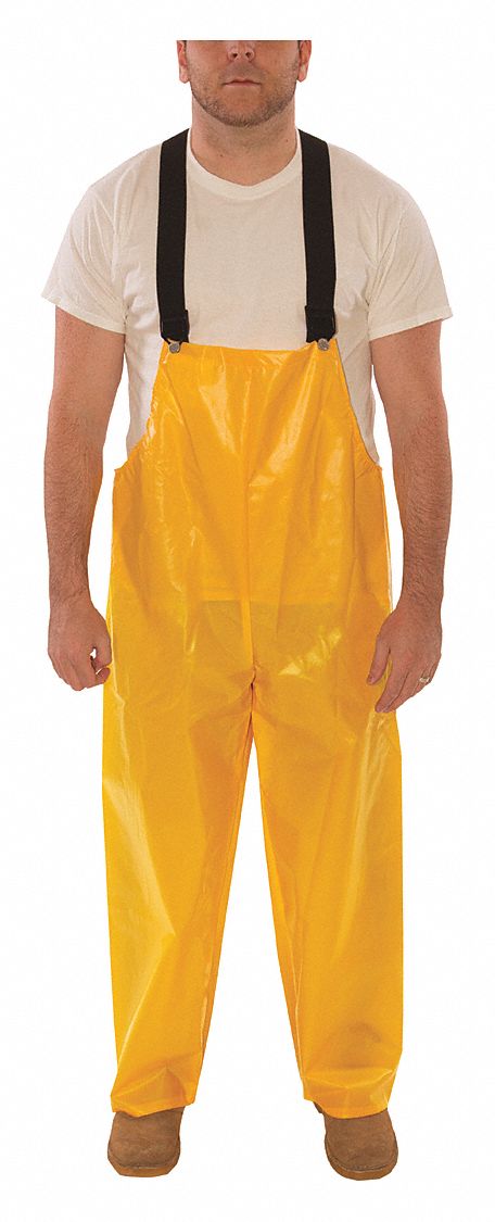 D8971 Rain Bib Overall Unrated Yellow XL