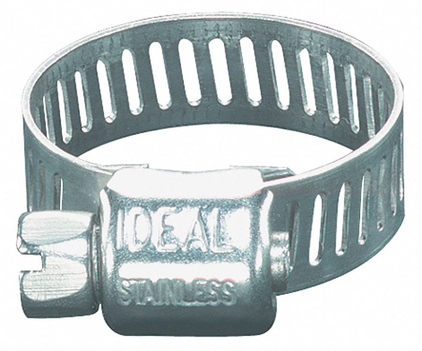 Worm Gear Hose Clamp 5/16 W 1/2 ID PK10