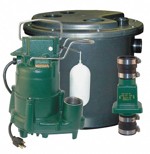 Sink Drain Pump System Integral 1/2 HP
