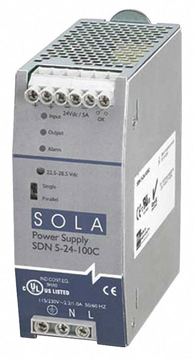 DC Power Supply 24VDC 5A 60Hz