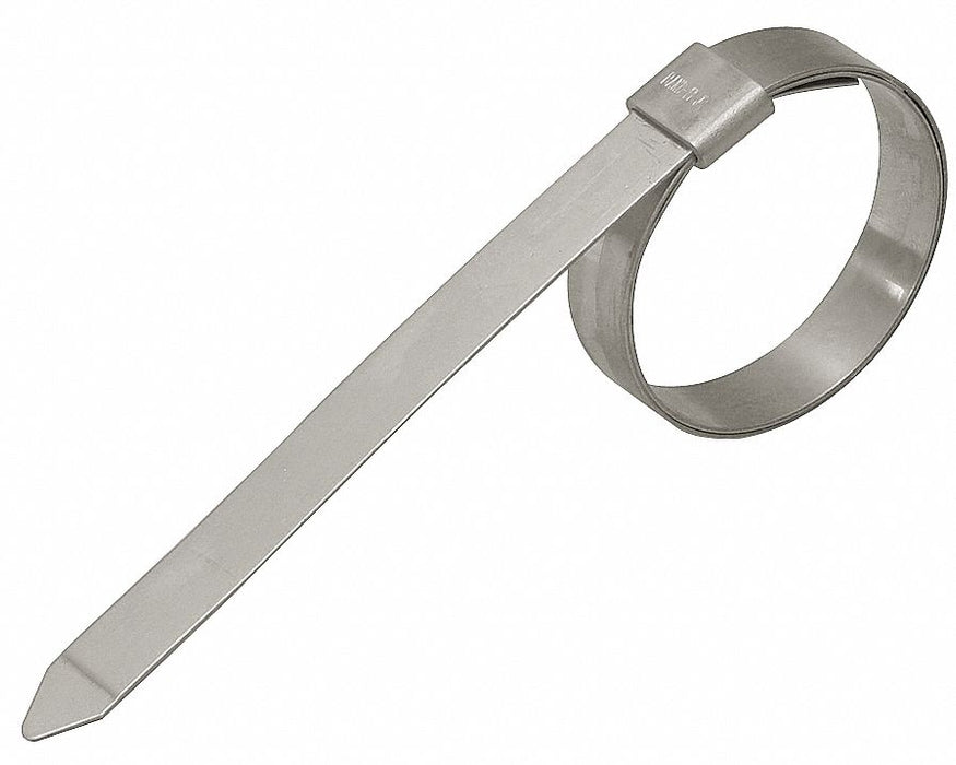 Band Clamp 1/2 W Lip-Lock 7/8 MaxOD PK24