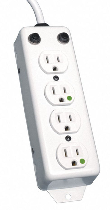 Outlet Strip 4 Outlet 15A 8-21/32 L Wht