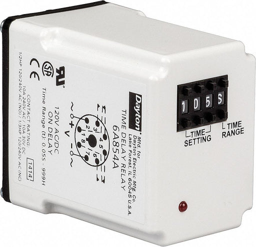 H7809 SinFunTimeDelayRelay 24VAC/DC 8Pins
