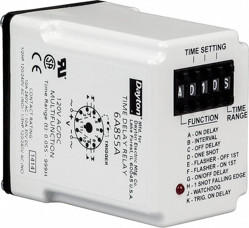 H7785 MultiFunTimeDelayRelay 24VAC/DC 11Pins