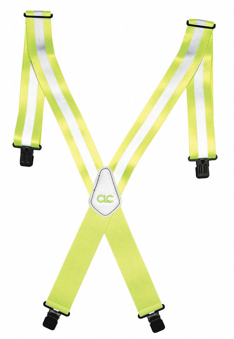 Suspenders Yellow Lime Universal