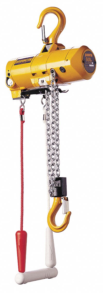 K9104 Air Chain Hoist 500 lb Cap. 10 ft Lift