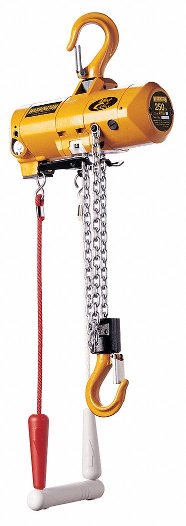 K9102 Air Chain Hoist 250 lb Cap. 20 ft Lift
