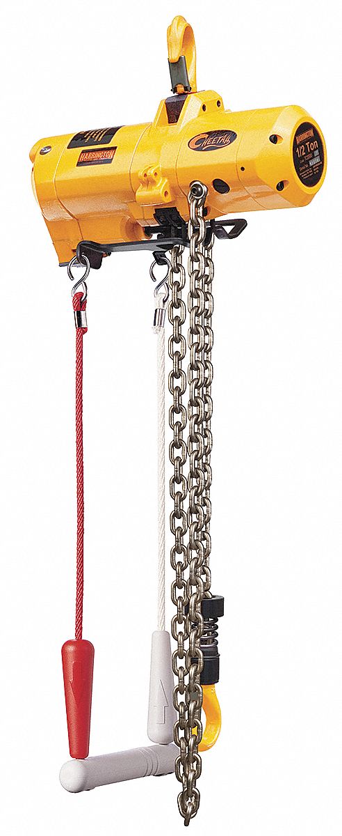 K9108 Air Chain Hoist 1000 lb Cap. 10 ft Lft