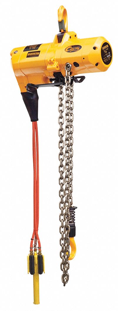 K9107 Air Chain Hoist 500 lb Cap. 15 ft Lift