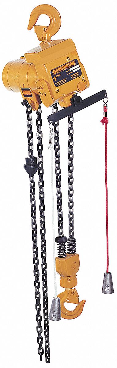 K9045 Air Chain Hoist 500 lb Cap. 10 ft Lift