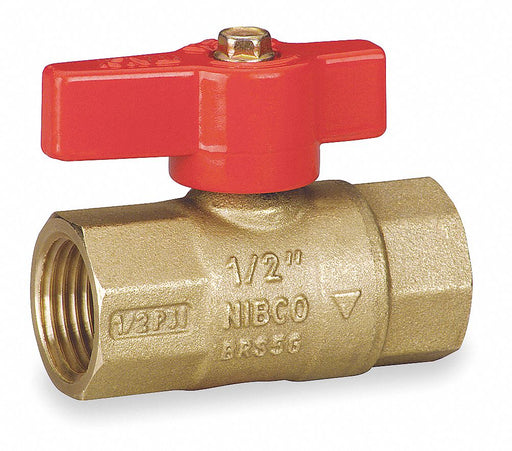 Manual 2-Way Ball Valve IPS Brass