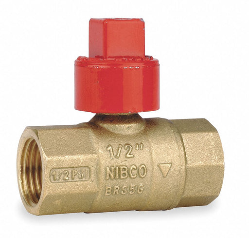 Manual 2-Way Ball Valve IPS Brass