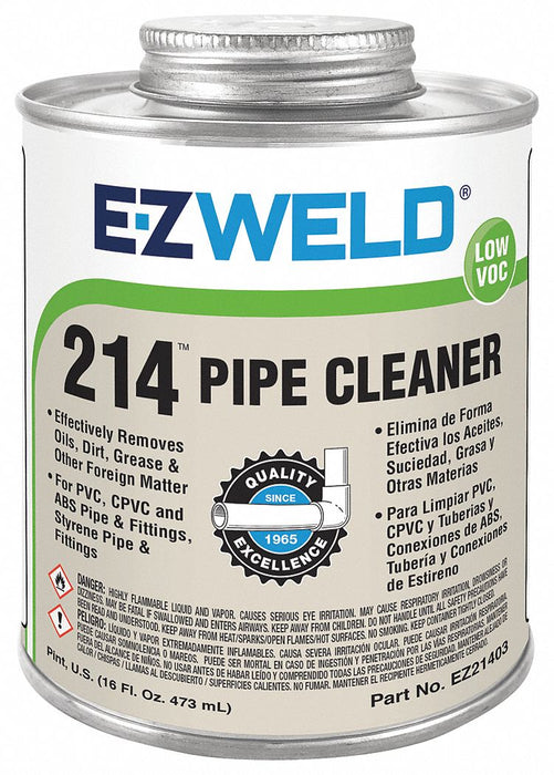 K8470 Cleaner 16 Oz Clear PVC CPVC ABS