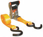 M6871 Tie Down Strap S-Hook Orange PK4
