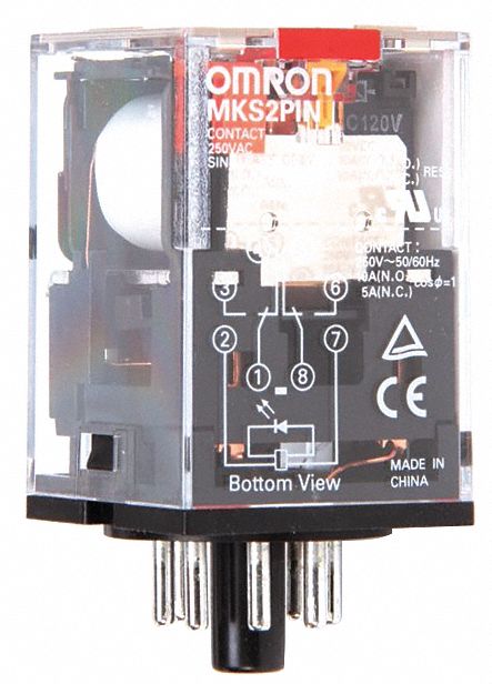 H7942 General Purpose Relay 120VAC 10A 8Pins