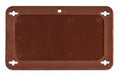Blank Tag Plstc 2 1/5in H 3 5/7in W Brwn
