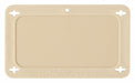 Blank Tag Plastc 2 1/5in H 3 5/7in W Tan