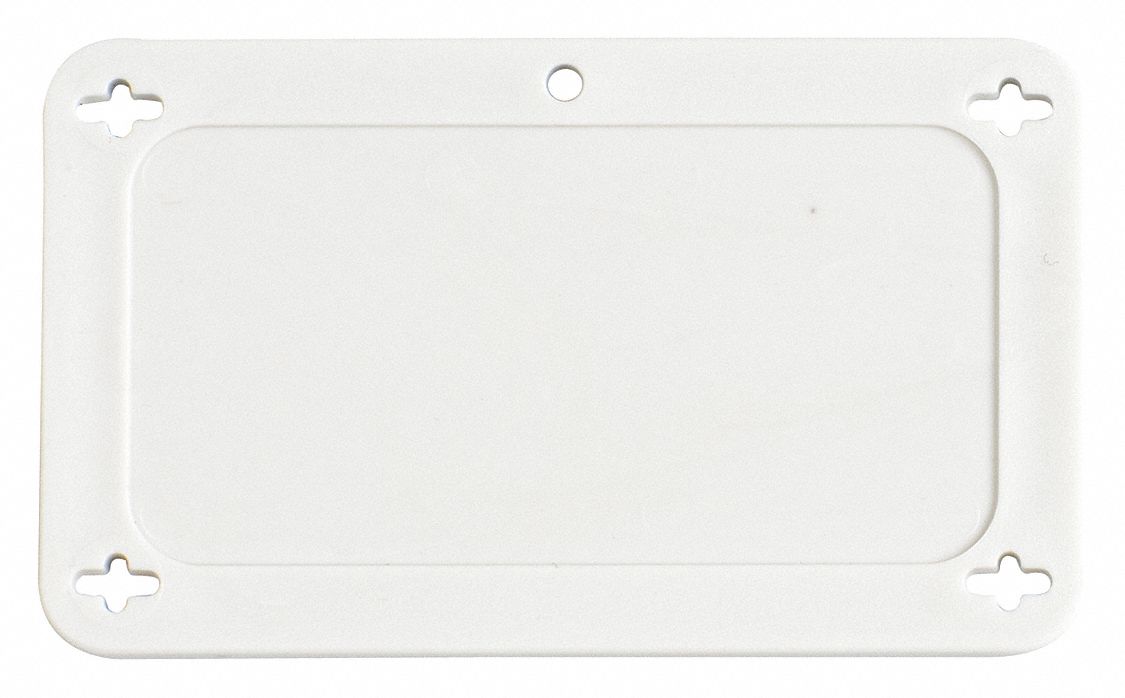 Blank Tag Plstc 2 1/5in H 3 5/7in W Whte