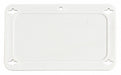 Blank Tag Plstc 2 1/5in H 3 5/7in W Whte