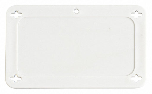 Blank Tag Plstc 2 1/5in H 3 5/7in W Whte