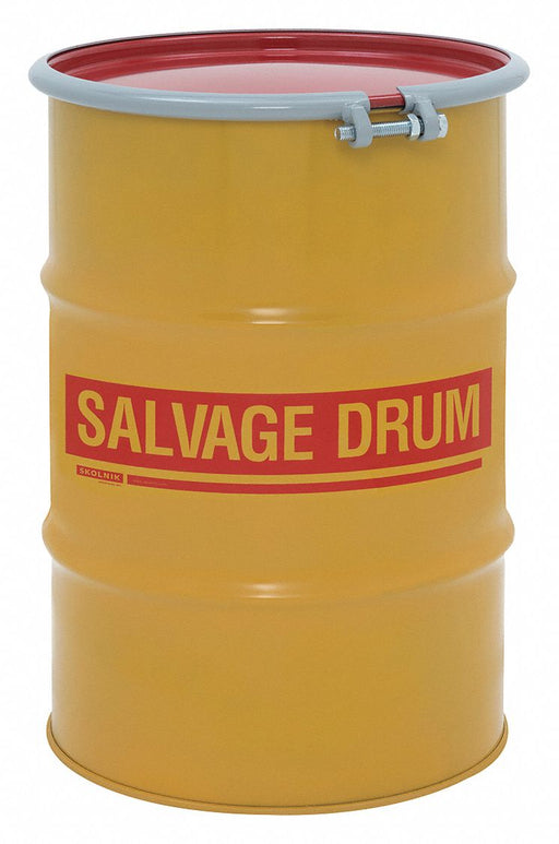 Salvage Drum Steel 29 in H Red