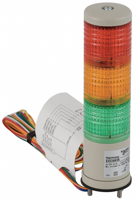 Tower Light 40mm Steady 0.08A Red Org Gr