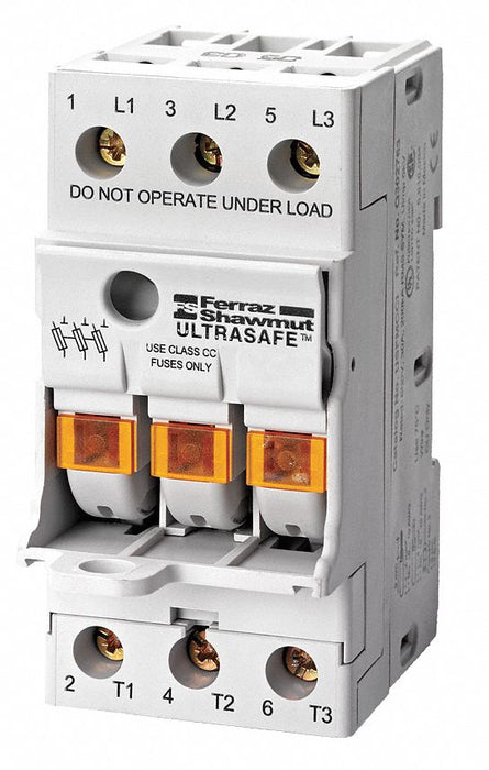 Fuse Block 0 to 30A Class CC 3 Pole