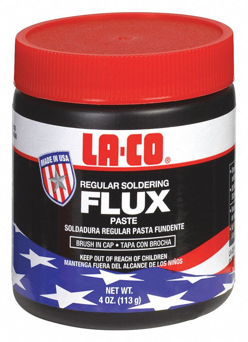 LA-CO 4oz Brush Cap Jar Solder Paste