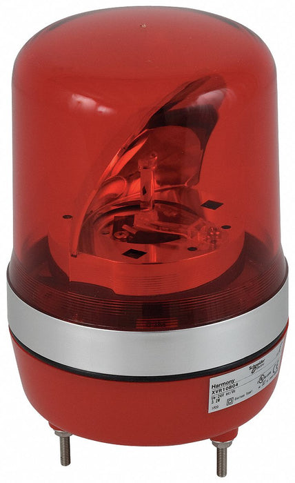 Warning Light Rotating Mirror LED Red