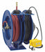 Dual Hose Reel Spring 3/8 in MNPT 50 ft
