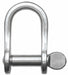 D-Shackle 660 lb 316 Stainless Steel
