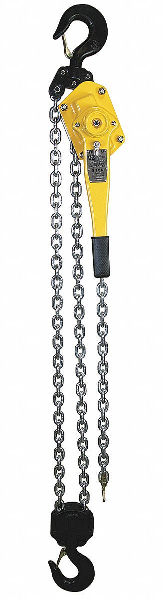 K9286 Lever Chain Hoist Cap 12000Lb Lift 10Ft