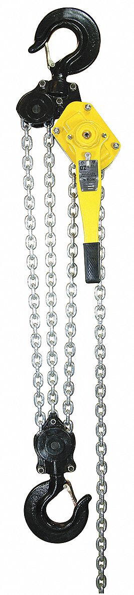 K9288 Lever Chain Hoist Cap18000Lb Lift 5Ft