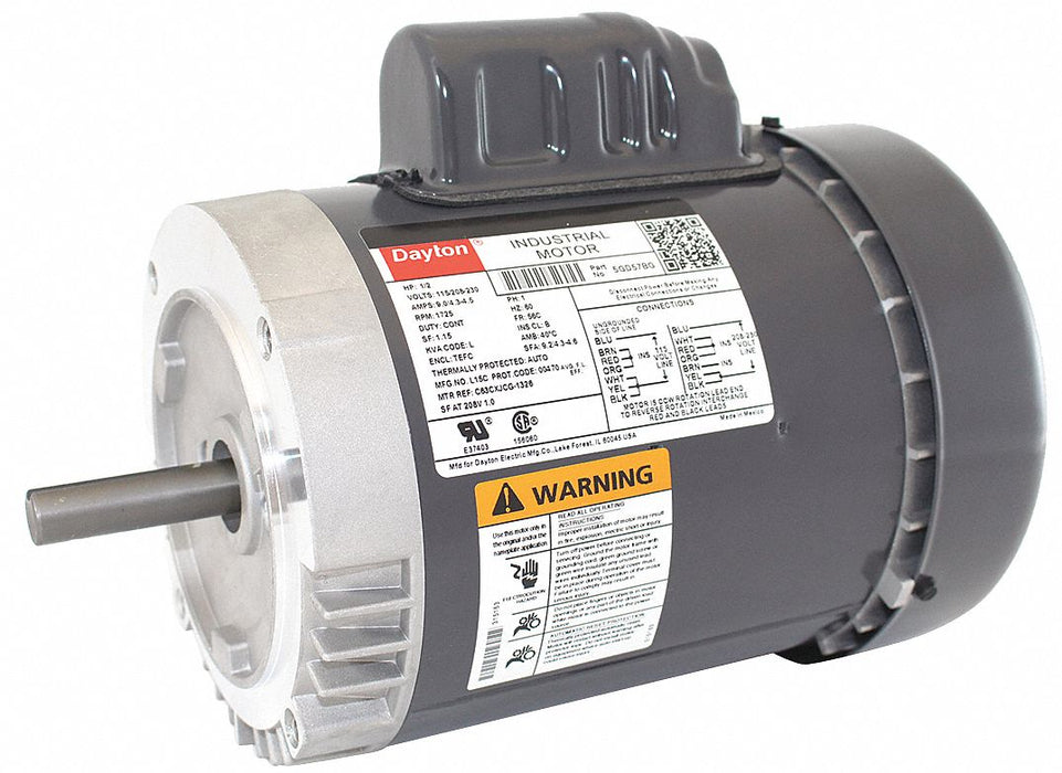 GeneralPurposeMotor 1/2hp 1725RPM 56C