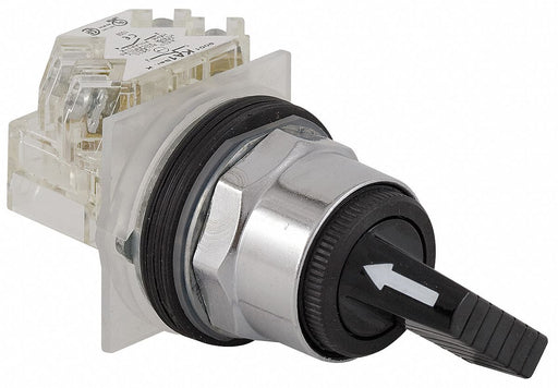 SelectorSwitch Non-Illum 2Pos 30mm Black