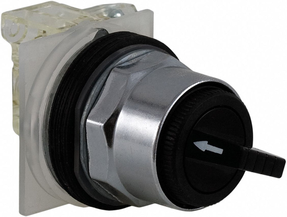 SelectorSwitch Non-Illum 3Pos 30mm Black