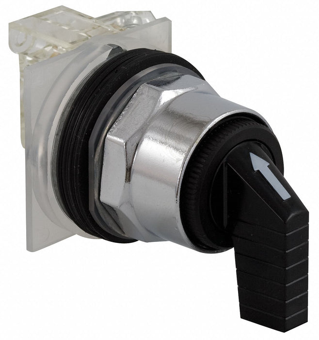 SelectorSwitch Non-Illum 3Pos 30mm Black