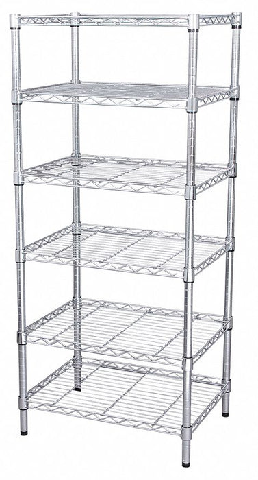 Wire Shlv Unit Cap 300 lb 18inx74inx48in