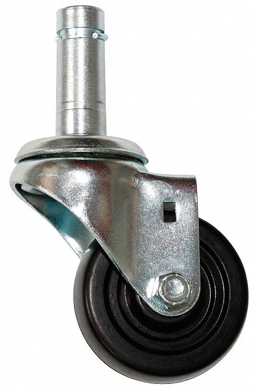 Stem Caster 3 dia Rubber 200lb