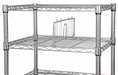 Shelf Divider 18inx6inx1 1/2in Steel PK2