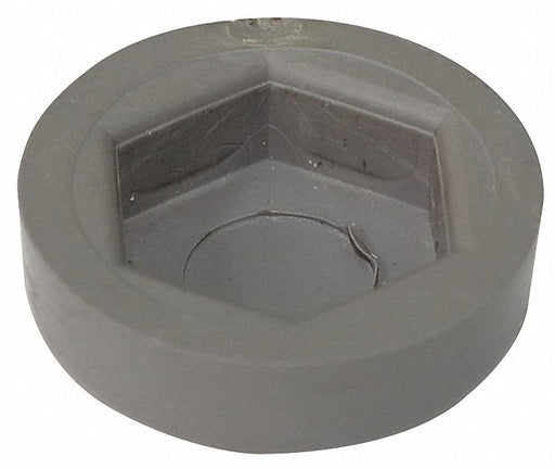 Floor Protector Cap 1x1/4x1in Gray PK4