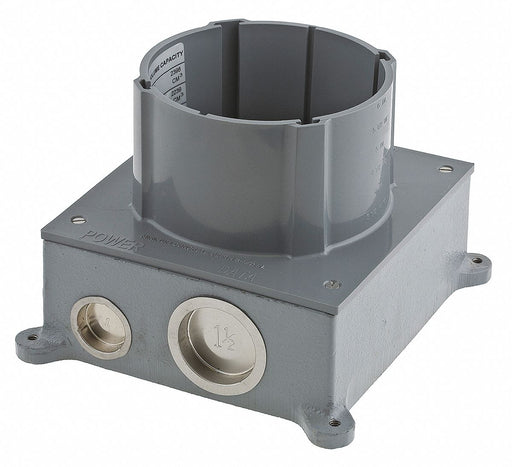 Floor Box PVC/Cast Iron 156.0 cu in.