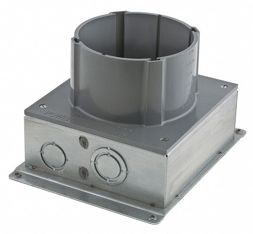 Floor Box PVC and Steel 175.7 cu in.