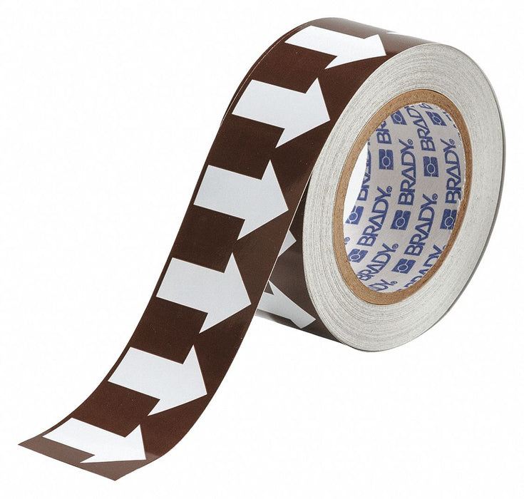 D3613 Pipe Marking Tape Brwn 2in W 90ft Roll L