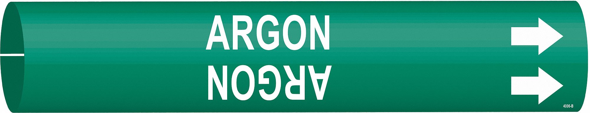 Pipe Marker Argon 7/8 in H 7/8 in W