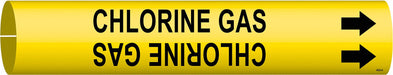 Pipe Mrkr Chlorine Gas 13/16in H 4/5in W
