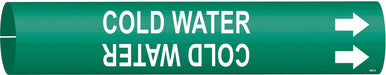 Pipe Marker Cold Water 13/16in H 4/5in W