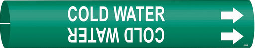 Pipe Marker Cold Water 7/8 in H 7/8 in W