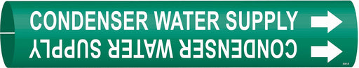 Pipe Marker Condenser Water Supply