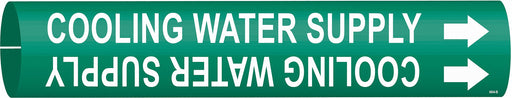 Pipe Marker Cooling Water Supply 7/8in H